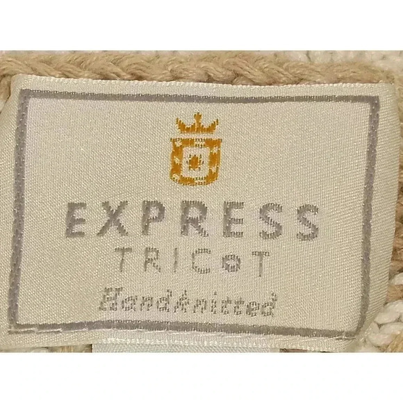Express Tricot Womens Knitted Pullover Sweater size Large - Picture 6 of 9